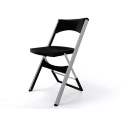 Compact Chaise pliante solide en technopolymère et métal aluminium