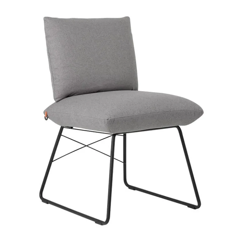 Cosy Mobitec® Chaise confortable design en tissu et structure métal