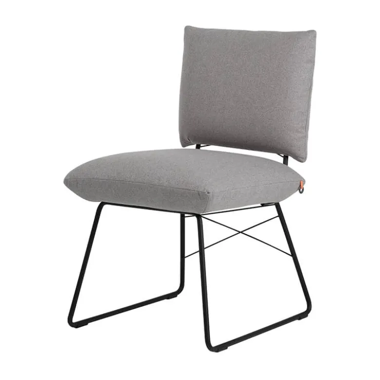 Cosy Mobitec® Chaise confortable design en tissu et structure métal