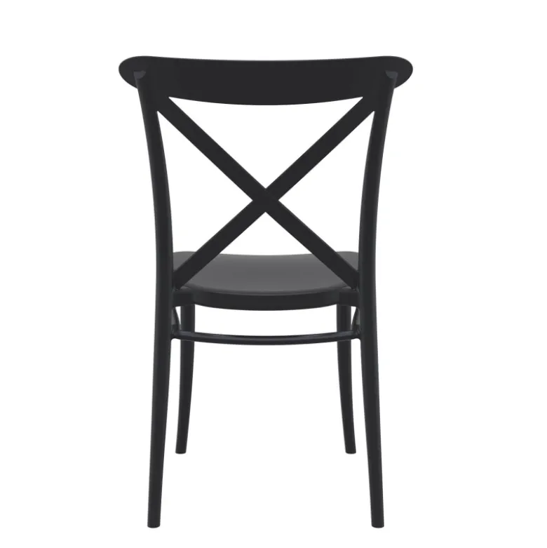 Cross Chaise de terrasse bistrot empilable en polypropylène