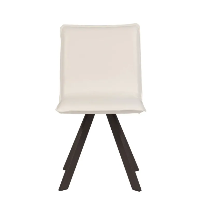 Denia Moblibérica® Chaise moderne en synthétique et métal