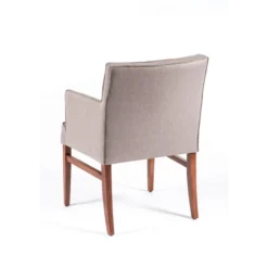 Diem 40 Fauteuil contemporain en tissu et bois