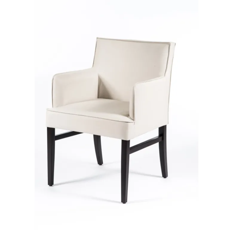 Diem 40 Fauteuil contemporain en synthétique et bois
