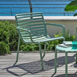 Doga Fauteuil de jardin bas relax design italien