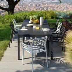 Doga Fauteuil de jardin design empilable fabriqué en Italie