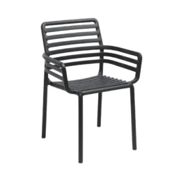 Doga Fauteuil de jardin design empilable fabriqué en Italie