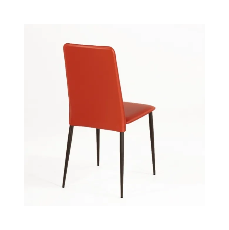 Ely A Chaise moderne en croûte de cuir