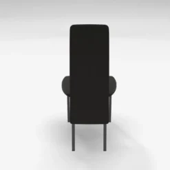Elyn Chaise de séjour contemporaine tissu et pieds métal