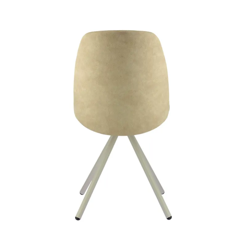 Fiona 2 Chaise moderne en tissu et pieds métal