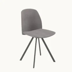 Fiona Chaise moderne en tissu de fabrication belge