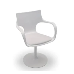 Flûte Sovet® Chaise design pivotante avec accoudoirs