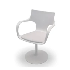 Flûte Sovet® Chaise design pivotante avec accoudoirs
