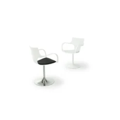 Flûte Sovet® Chaise design pivotante avec accoudoirs