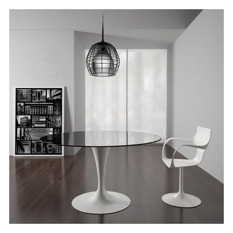 Flûte Sovet® Table ronde design en verre