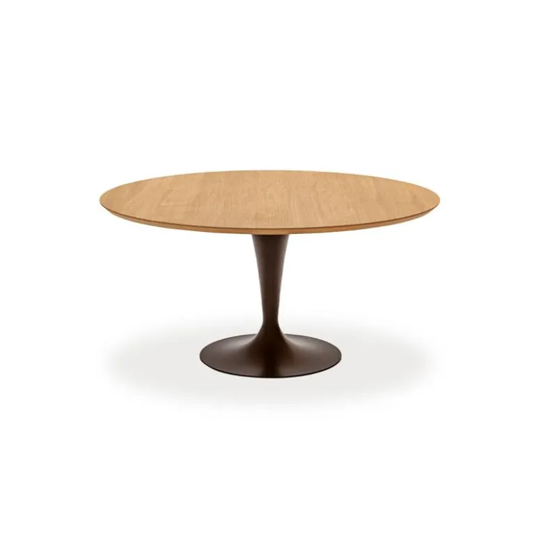 Flûte Sovet® Table ronde design plateau bois