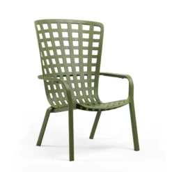 Folio Fauteuil de jardin réglable et empilable en polypropylène design