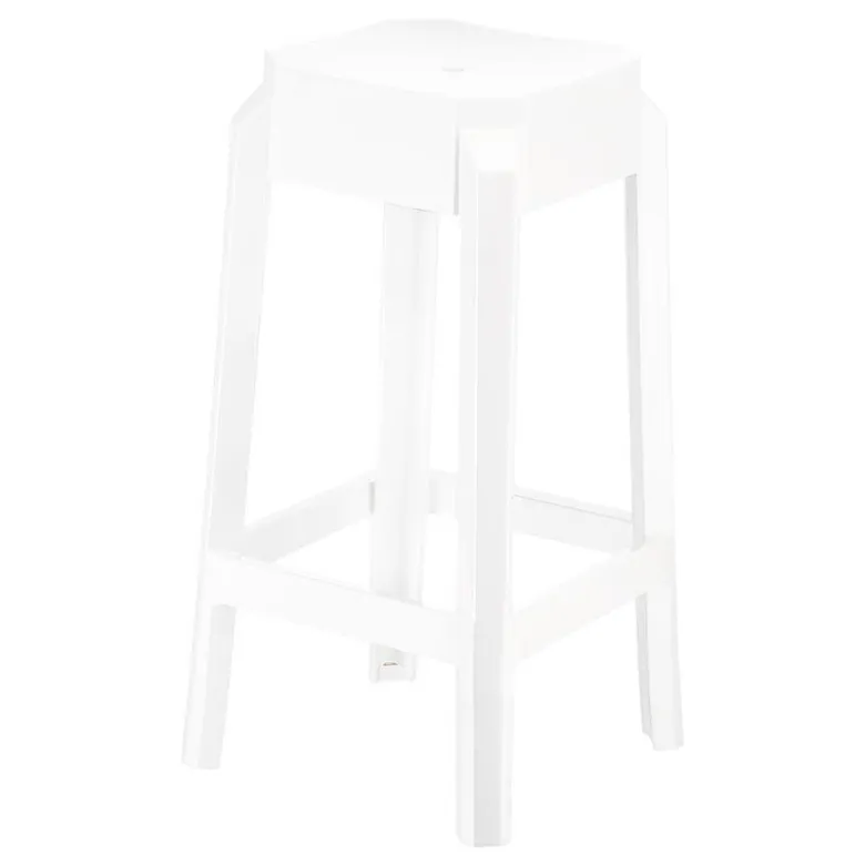 Fox Tabouret snack moderne en plexi hauteur 65 cm