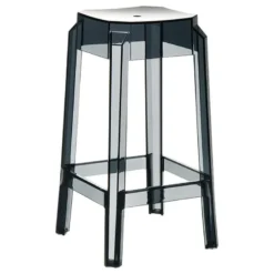 Fox Tabouret snack moderne en plexi hauteur 65 cm