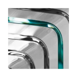 Frog Sovet® Table design rectangulaire ou carrée en verre