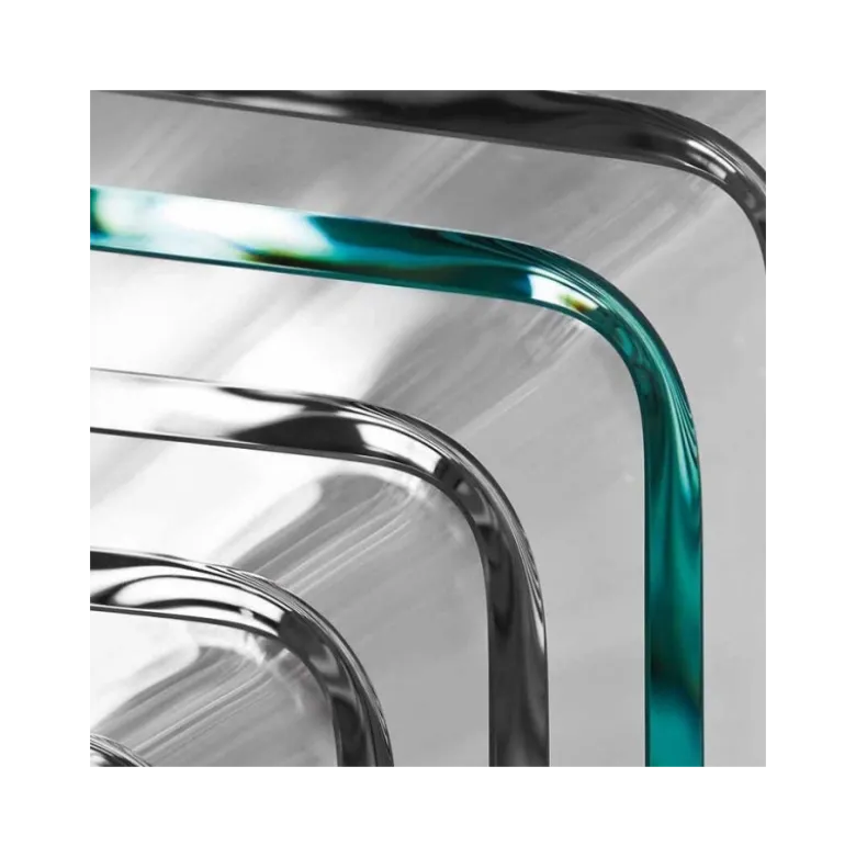 Frog Sovet® Table design rectangulaire ou carrée en verre