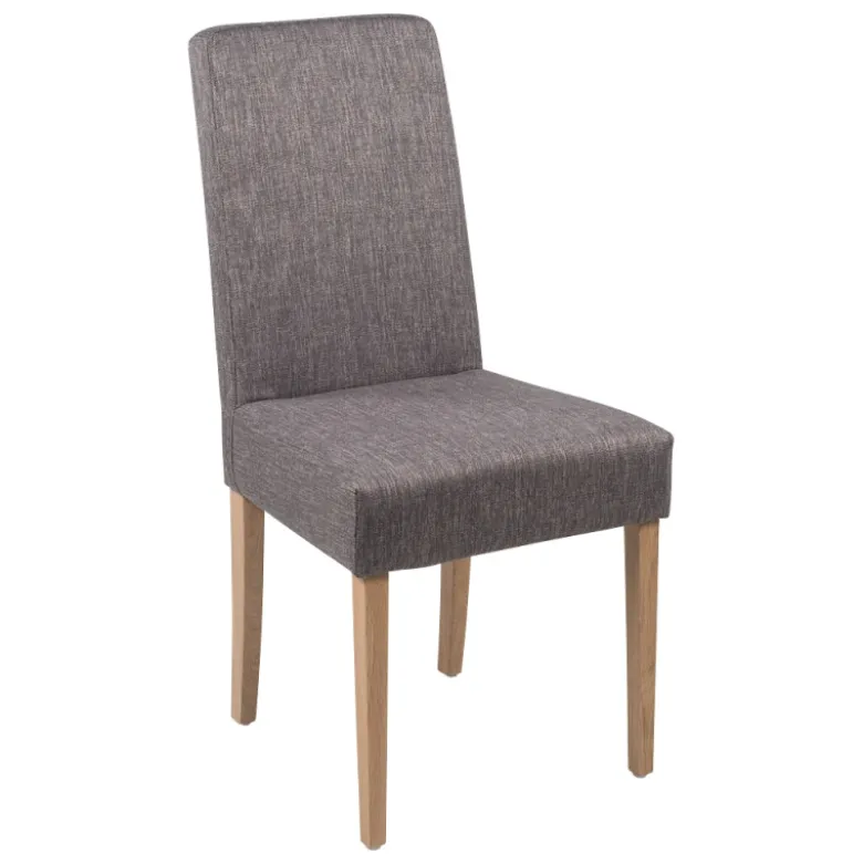 Gaby Mobitec® Chaise de salle à manger en tissu et bois massif