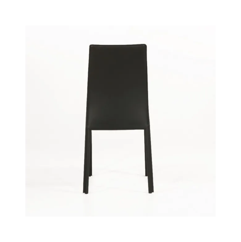 Giada Chaise de salle à manger en croûte de cuir