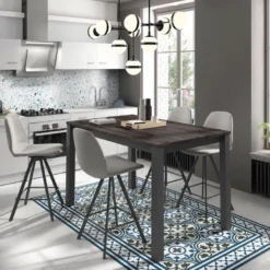 Girona Tabouret snack pivotant moderne en simili