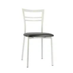 Go 1419 Chaise de cuisine rembourrée en synthétique et métal