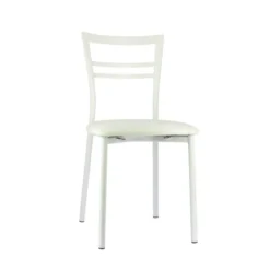 Go 1419 Chaise de cuisine rembourrée en synthétique et métal