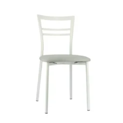 Go 1419 Chaise de cuisine rembourrée en synthétique et métal