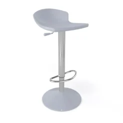 Guliver Tabouret italien réglable en hauteur et pivotant en technopolymère et métal chromé