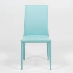 Kesha Chaise contemporaine en croûte de cuir