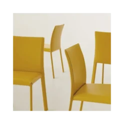 Kiris Chaise en croûte de cuir italienne