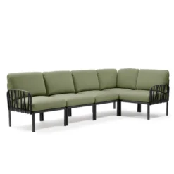 Komodo Canapé modulable d'extérieur 5 places