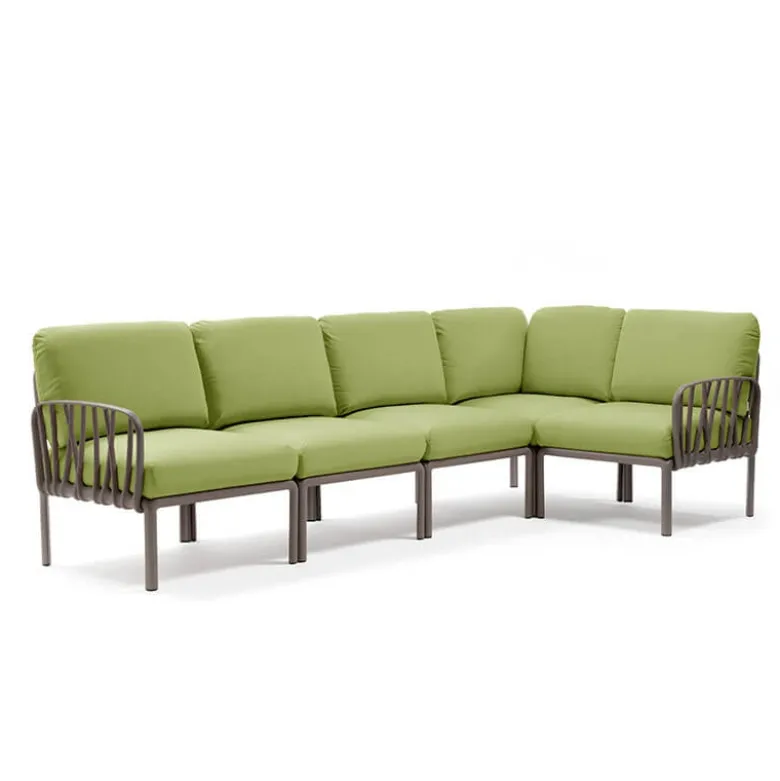Komodo Canapé modulable d'extérieur 5 places