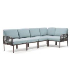 Komodo Canapé modulable d'extérieur 5 places