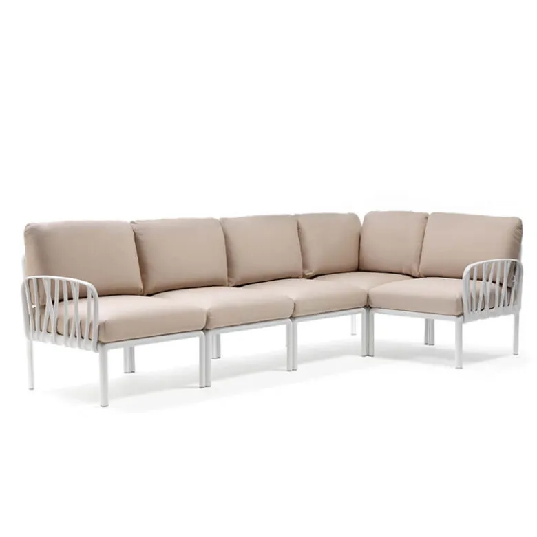 Komodo Canapé modulable d'extérieur 5 places