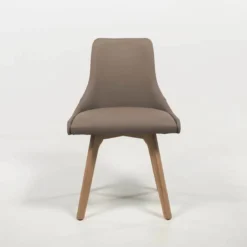 Lars Chaise de salle à manger vintage avec pieds en bois