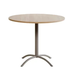 Laser Table ronde de cuisine en stratifié