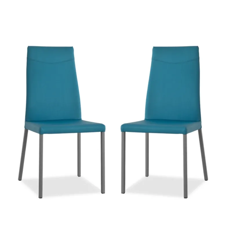 Lena Chaise italienne en cuir