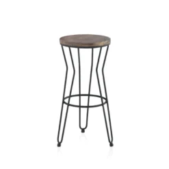 Lisboa Tabouret haut sans dossier design industriel