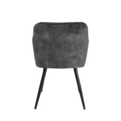 LisonFauteuil cosy en tissu avec pieds en métal