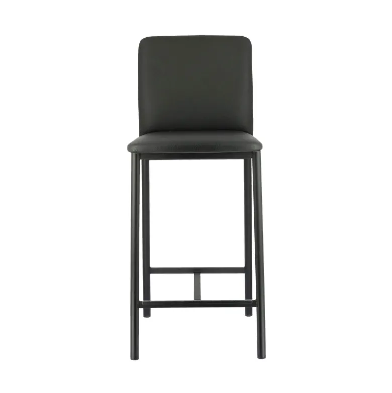 Loft Tabouret snack contemporain en simili et métal
