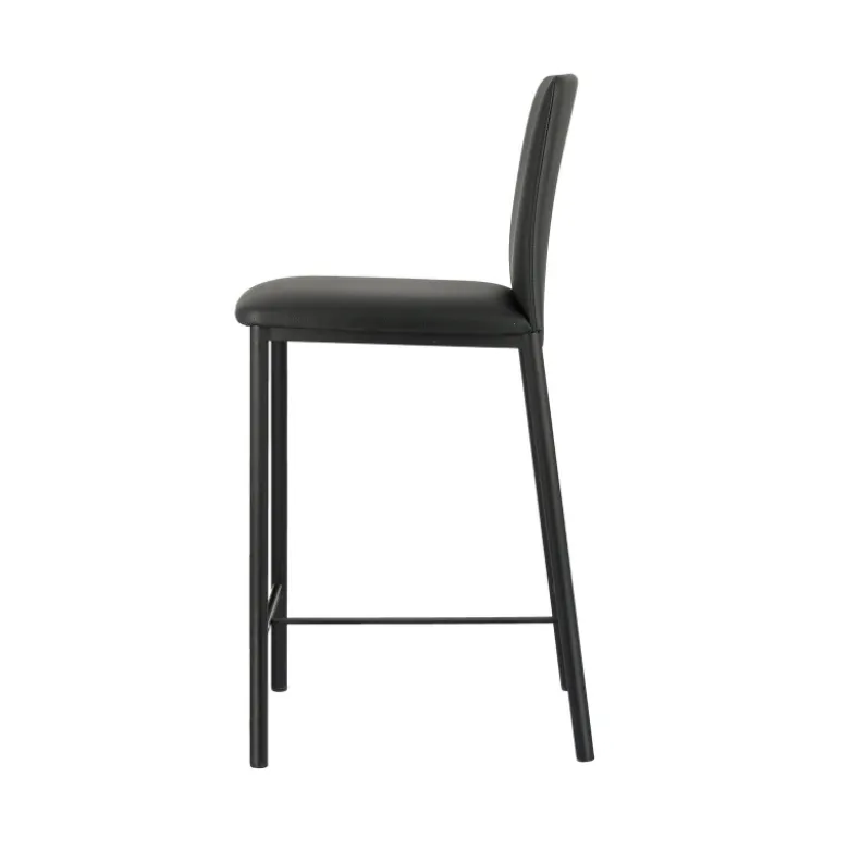 Loft Tabouret snack contemporain en simili et métal