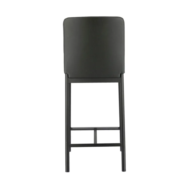 Loft Tabouret snack contemporain en simili et métal