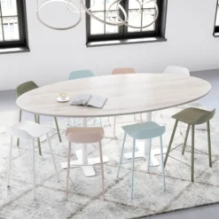 Louis Tabouret snack moderne en polypropylène