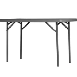 L120 Table pliante rectangulaire gris foncé