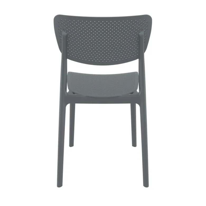 Lucy Chaise de jardin en polypropylène micro perforé