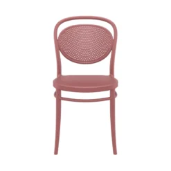 Marcel Chaise de jardin moderne empilable en polypropylène