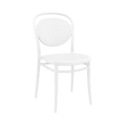 Marcel Chaise de jardin moderne empilable en polypropylène